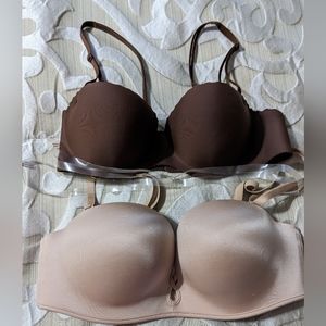Victoria Secret Strapless Bras Size 34 B